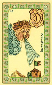 Oracle de Belline: la carte Inconstance