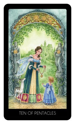 Le 78 tarot carte ten of pentacles