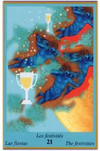 Oracle bleu: la carte Les Festivités