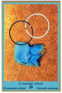 Oracle bleu: la carte Le Mariage céleste