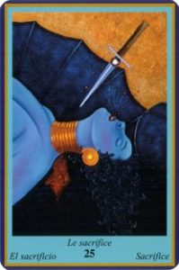 Oracle bleu: la carte Le Sacrifice