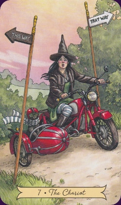 Tarot Histoire de Sorcières carte le chariot