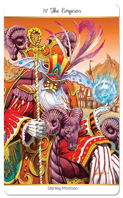 Le 78 tarot Carnival de Stanley Morrison
