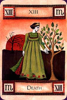 Art of Tarot carte la mort