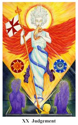 Arto tarot carte: le jugement