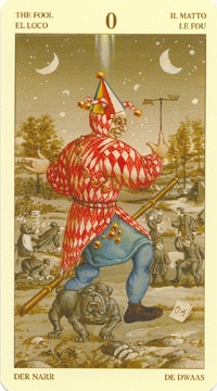 Bruegel Tarot: carte le fou