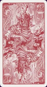 Celtic tarot carte : le dos des cartes