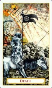 Tarot of Prague: carte la mort