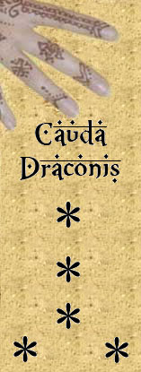 Figure Cauda Dragonis en géomancie sens et interprétations