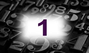 Numérologie nombre 1 signification