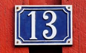 Nombre 13 et Superstitions