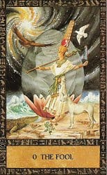 Tarot des anciens égyptiens - Carte le fou