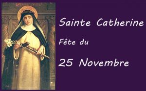 25 novembre : Sainte Catherine