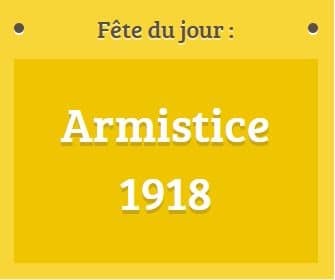 Armistice 1918 fête le 11 novembre