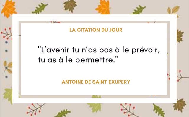 Citation du 18 novembre