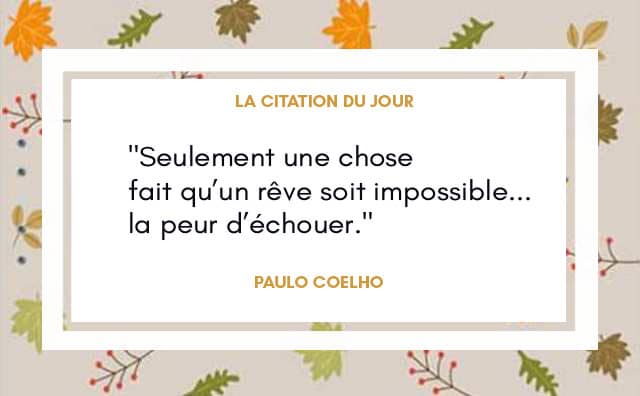Citation du 19 novembre