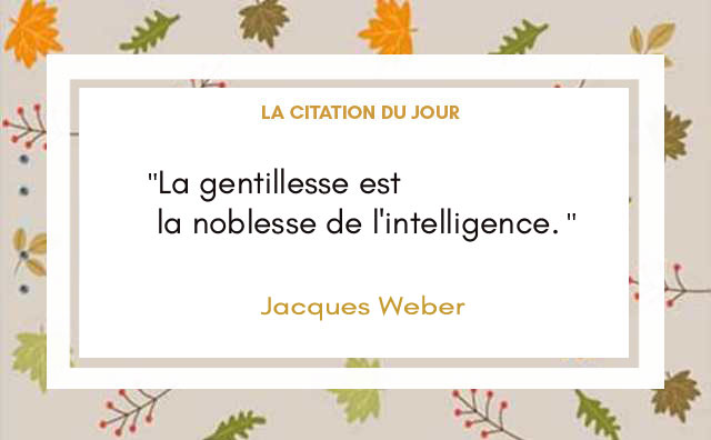 Citation du 26 novembre
