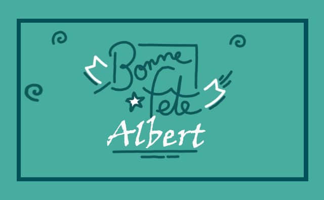 15 Novembre : Bonne fête Albert