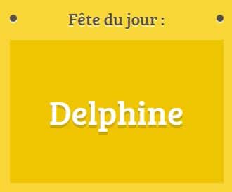 Prénom Delphine fête le 26 novembre
