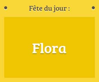 Prénom Flora fête le 24 novembre