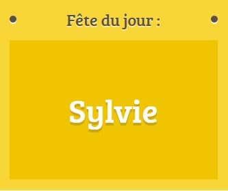 Prénom Slvie fête le 05 novembre