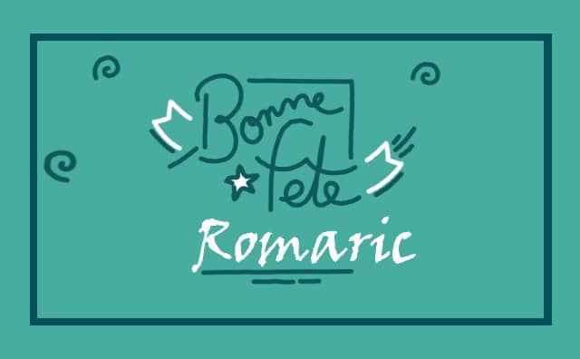 10 décembre : Bonne fête Romaric