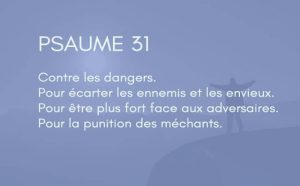 Interprétation du psaume 31 de la bible