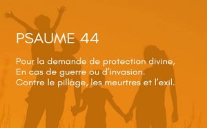 Interprétation du psaume 44 de la bible