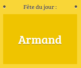 Prénom Armand fête le 23 décembre