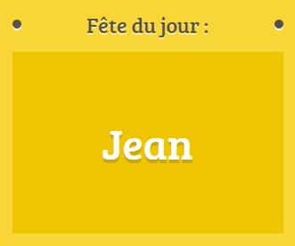 Prénom Jean fête le 27 décembre