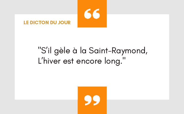 Dicton 07 janvier