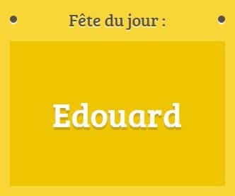 Prénom Edouard fête le 05 janvier