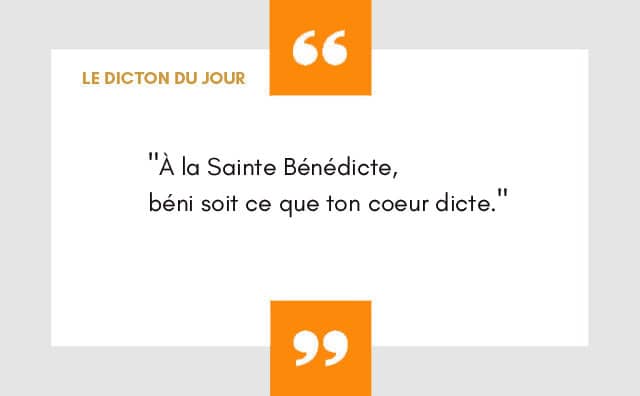 Dicton 16 Mars