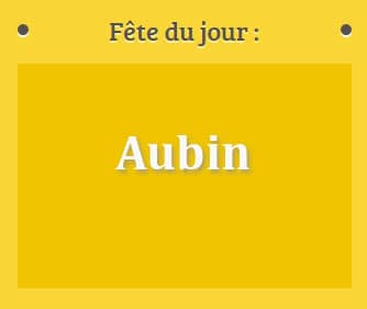 Prénom Aubin fête le 01 Mars