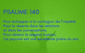 Interprétation du psaume 140 de la bible