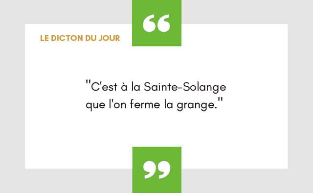 Dicton 10 mai