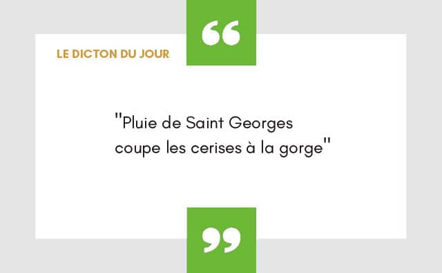 Dicton du 23 avril