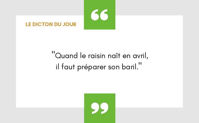 Dicton du 24 avril