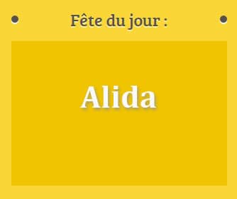 Prénom Alida fête le 26 Avril