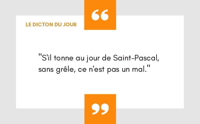 Dicton du 17 mai