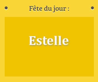 Prénom Estelle fête le 11 Mai