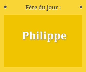 Prénom Philippe fête le 03 Mai