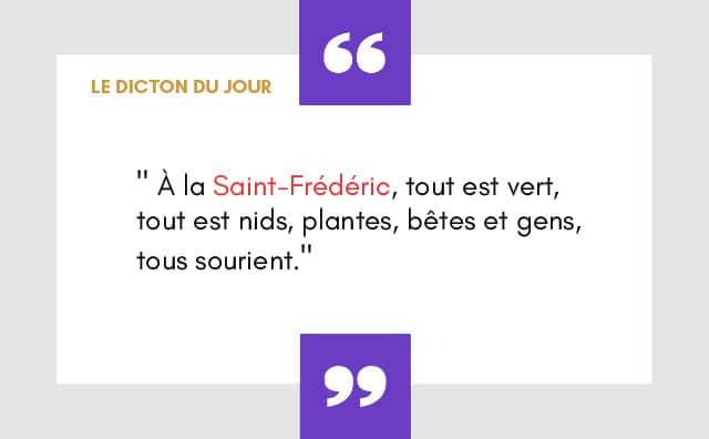dicton 18 juillet