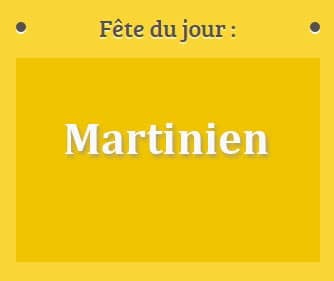 prénom Martinien le 02 juillet