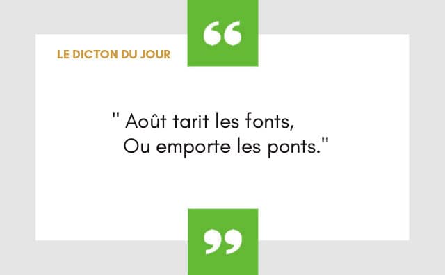 Dicton 19 Août