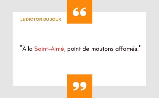 Dicton 13 septembre