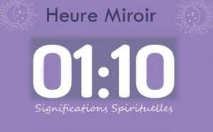 Heure miroir 01 h 10 : Signification et Interprétation