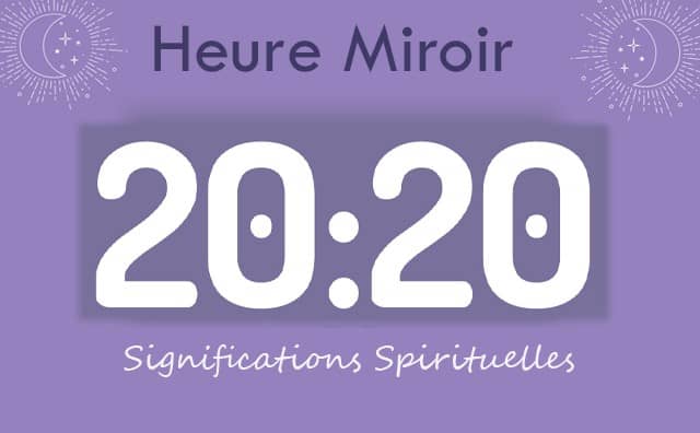 Heure miroir égale 20h20 : Signification et Interprétation