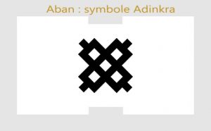 Aban : symbole Adinkra et sa signification