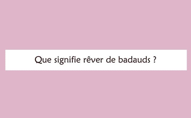 Interprétation détaillée d'un rêve de badauds :